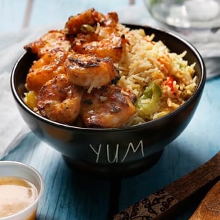 Shrimp Over Rice