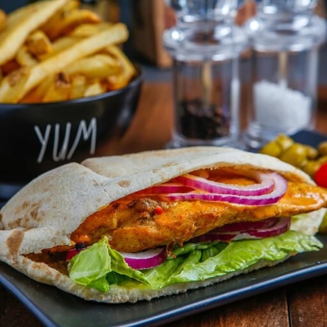 Peri Chicken Pita.